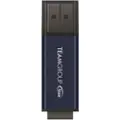 Team Group Team C211 - USB-flashstasjon - 128 GB - USB 3.2 Gen 1 - blå, grå