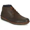 Fluchos for man. F0701_DESE_CAC1 Alfa F0701 brown leather ankle boots (45), Laces, Casual