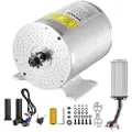 Vevor 2000W elektrisk børsteløs DC-motorsett - 48V 4300 o/min motor med oppgradert hastighetskontroller og gasshåndtak for gokart, elsykkel, motorsykkel, scooter, DIY
