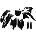 Ufo Kawasaki Kxf 250 2008-2008 Kakit210f-001 Fork Protectors & Plastsett