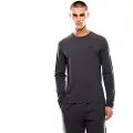 EA7 for man. 8NPT28_PJVQZ Core Identity cotton long sleeve t-shirt dark grey (4XL), Casual