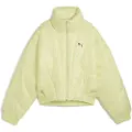 Puma DARE TO Puffer Jacket Women, Clothing, Gold Moon, L