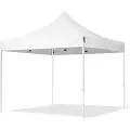 TOOLPORT 3x3 m stål, pop up partytelt, uden sidepaneler, hvit