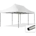 TOOLPORT 3x6 m stål, pop up partytelt, uden sidepaneler, hvit