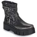 Art for woman. 1176712EH003_001 Leather Ankle Boots 1767 Leeds grey (40), 3 to 5 cm, Zip, Casual