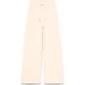 Timberland for woman. TB0A41WBEFL1 Lush Comfort Palazzo beige trousers (S), Casual, Cotton