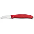 Victorinox kjøkkenkniv for grønnsaker, buet, 6 cm, rød