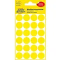 Avery Zweckform - Selvklebende - gul - 18 mm runde 96 etikett(er) (4 ark x 24) runde etiketter