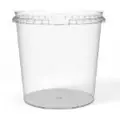 Handy-Safe Plastbæger Handy-Safe 1170 ml Ø132xH128 mm PP Klar,200 stk/ps - (200 stk.)