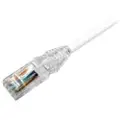 CommScope NETCONNECT - Koblingskabel - RJ-45 (hann) til RJ-45 (hann) - 1 m - UTP - CAT 6a - solid - hvit