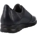 Fluchos for woman. F0354_SUNO_2OCM Leather sneakers Susan blue (40), Flat, Laces, Casual, Navy