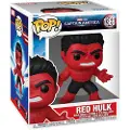Funko POP! Pop! Kaptein Amerika Forundring Hulk Supermodig Ny Verden Rød Figur
