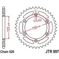 JT Sprockets 520 Jtr897.41 Steel Bakre Tannhjul