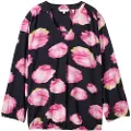 Tom Tailor Feminine V Neck 3/4 Erme Bluse