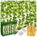 Gardlov kunstig eføy + LED Gardlov 24538
