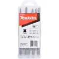 Makita - Borsett - for murverk - 5 deler - 5 mm, 6 mm, 8 mm - SDS-plus - lengde: 160 mm