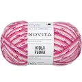 Novita Viola Flora Garn Ullmiks 100g Mjodurt 8381