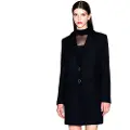 Armani Exchange for woman. XW000716AF16206UC001 Black Caban coat (S), Casual, Wool