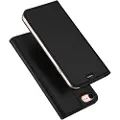DUX Skin Pro iPhone 7/8/SE (2020)/SE (2022) Flip-deksel - Svart