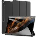 DUX Samsung Galaxy Tab S9 Ultra Dux Ducis Domo Tri-Fold Smart Folio-etui - Svart