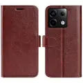 Mtp Products Xiaomi Redmi Note 13 Pro Lommebok-deksel med Magnetisk Lukning - Brun