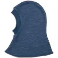 Joha Ull Bambus Balaclava, Double Layer Blå Denim