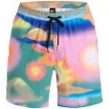 Quiksilver Surfsilk Straight Volley 17 Boardshorts blå