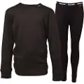 Helios Essential, Undertøy, Junior, Black, 2 sett