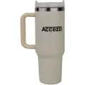 Accezzi 40oz stainless steel tumbler, Cream