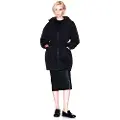 Armani Exchange for woman. XW000682AF16200UC001 Black Cagan Coat (L), Casual, Polyester