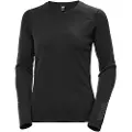 Helly Hansen Lifa Active Crew, Dame, Black