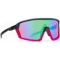 Demon Gravel, Solbriller, Matt Black Magenta