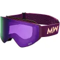 MessyWeekend Clear XE2, Skibriller, Silver Pink