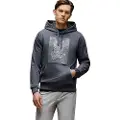 Psycho Bunny for man. MT0500032 Grant textured sweatshirt black (XL), Casual, Cotton