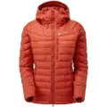 Montane Fem Ground Control Jacket, dunjakke, dame, rød
