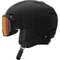 Salomon Osmo Pro Sigma Photo, Skihjelm med Visir, Black
