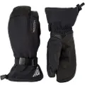 Hestra Powder Gauntlet, 3-finger Skihansker, Black