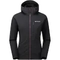 Montane Fem Krypton Hoodie, softshelljakke, dame, svart