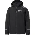 Helly Hansen JR Juell, Regnjakke, Barn, Black