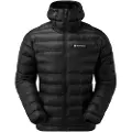 Montane Alpine 850 Lite Hoodie, dunjakke, herre, svart