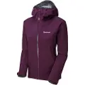 Montane Fem Element Stretch Jacket, regnjakke, dame, lilla