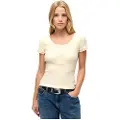Superdry Essential Button Down Kortarmet T-skjorte