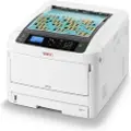 OKI C800 Series C844dnw - Skriver - farge - Dupleks - LED - A3 - 1200 x 1200 dpi - inntil 36 spm (mono) / inntil 36 spm (farge) - kapasitet: 400 ark - Gigabit LAN, Wi-Fi(n), USB 2.0, USB 2.0 vert