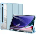 DUX Samsung Galaxy Tab S10 FE/S9 FE Dux Ducis Toby Tri-Fold Smart Folio-etui - Baby Blå