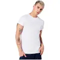 Superdry for man. M1011245A Organic cotton t-shirt with white Essential logo (XL), Casual, Short sleeve, Sustainable