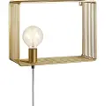 Markslöjd MarkslöjdVegglampe SHELFGullVegglamperFra Homeroom