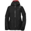 Helly Hansen Powderqueen 3.0, Skijakke, Dame, Black