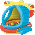 Bestway Up In & Over Helicopter 140x127x89 Cm Oppblåsbar Lekebasseng Med Baller