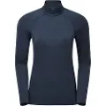 Montane F Dart Xt Zip Neck, dame, blå