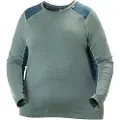Helly Hansen Lifa Merino Midweight Crew Plus, Dame, Cactus